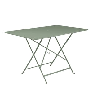 Table pliante carrée couleur Muscade L 128 x l 128 x H 74 cm