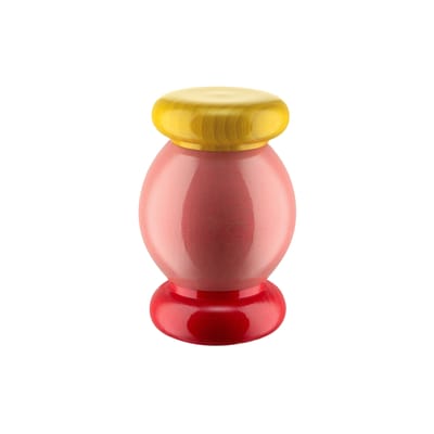 ALESSI - Moulin à épices / By Ettore Sottsass - H 11 cm / Alessi 100 Values Collection - Rose