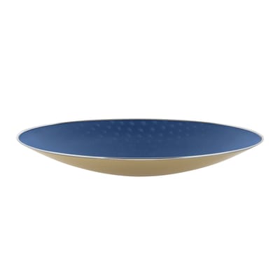 ALESSI - Centre de table Cohncave Ø 49 cm / Alessi 100 Values Collection - Susan Cohn, 1992 - Bleu