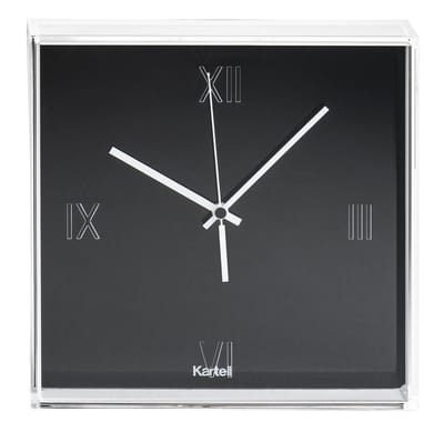 Kartell Tic Tac Wall clock black Made In Design UK