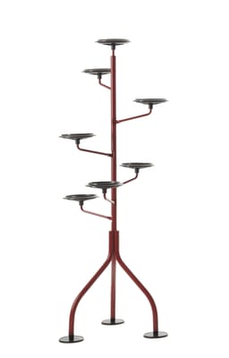 Halterung für Blumentopf Albero von Zanotta schwarz amarant Made In