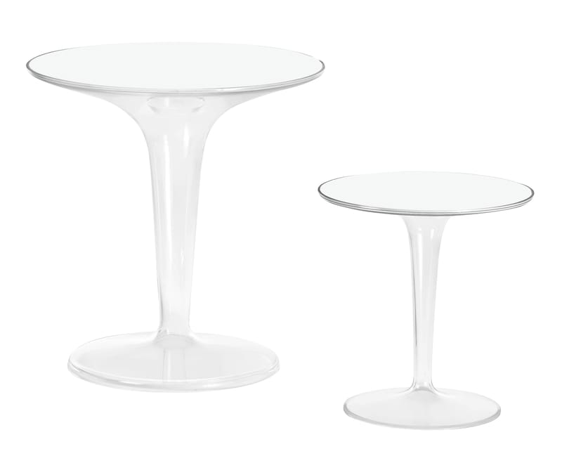 Scopri Tavolino Tip Top, Laccato nero di Kartell, Made In Design Italia