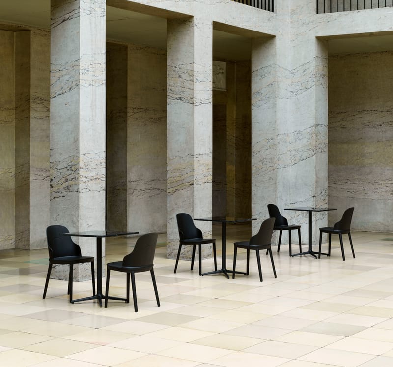 Tavolo quadrato Allez 4L OUTDOOR di Normann Copenhagen - grigio argento  metallo