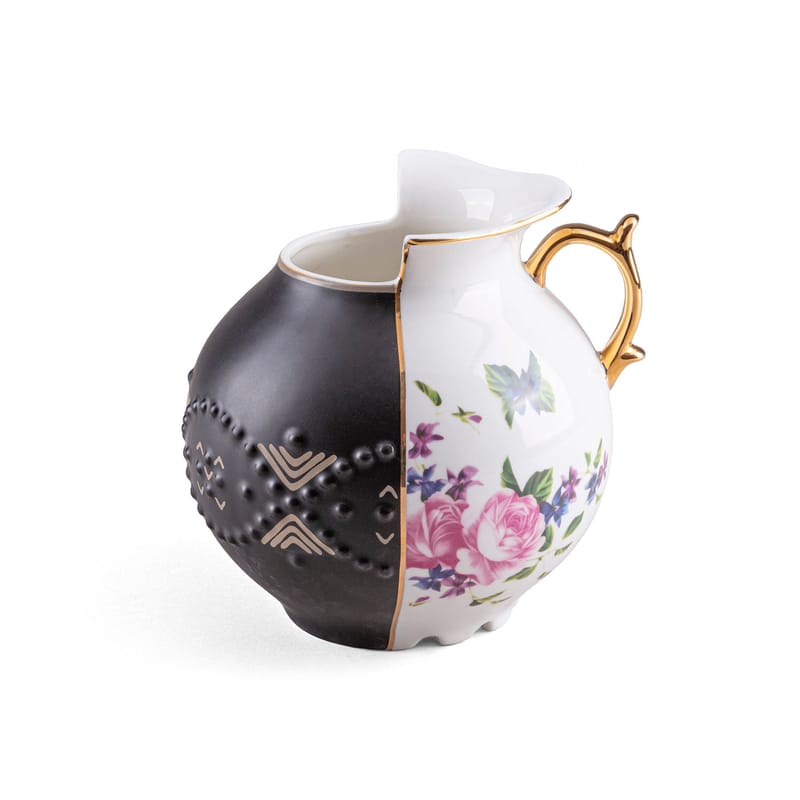 Decoration - Vases - Hybrid Lfe Vase ceramic multicoloured / Ø 19.5 x H 18.5 cm - Seletti - Lfe - China