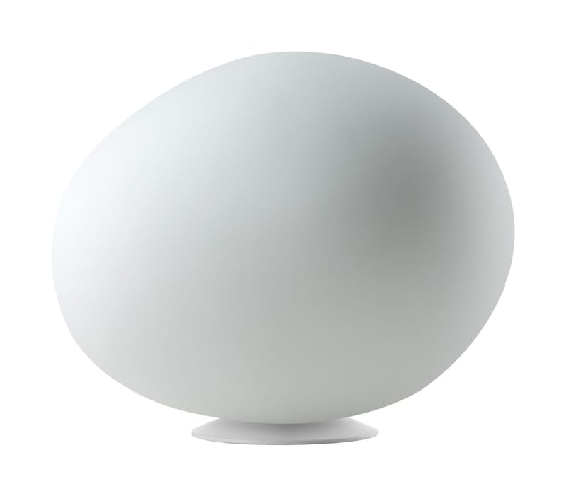 Luminaire - Lampes de table - Lampe de table Poly Gregg Piccola /  L 31 cm - Foscarini - Blanc - Piccola / L 31 cm - Acier laqué, Polyéthylène