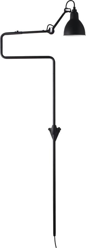 Lighting - Wall Lights - N°217 Wall light by DCW éditions - Lampes Gras - Black satin - Steel