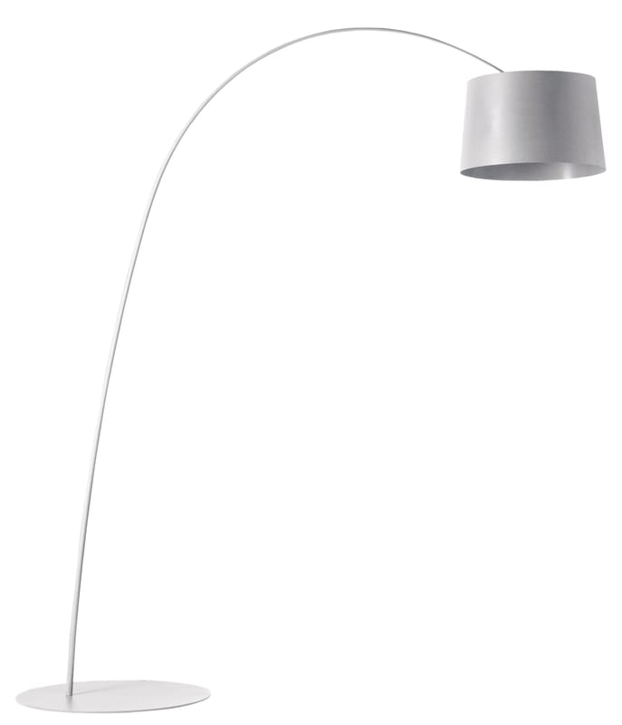 Leuchten - Stehleuchten - Stehleuchte Twiggy LED plastikmaterial weiß - Foscarini - Weiβ - Glasfaser, lackiertes Metall, Verbund-Werkstoffe