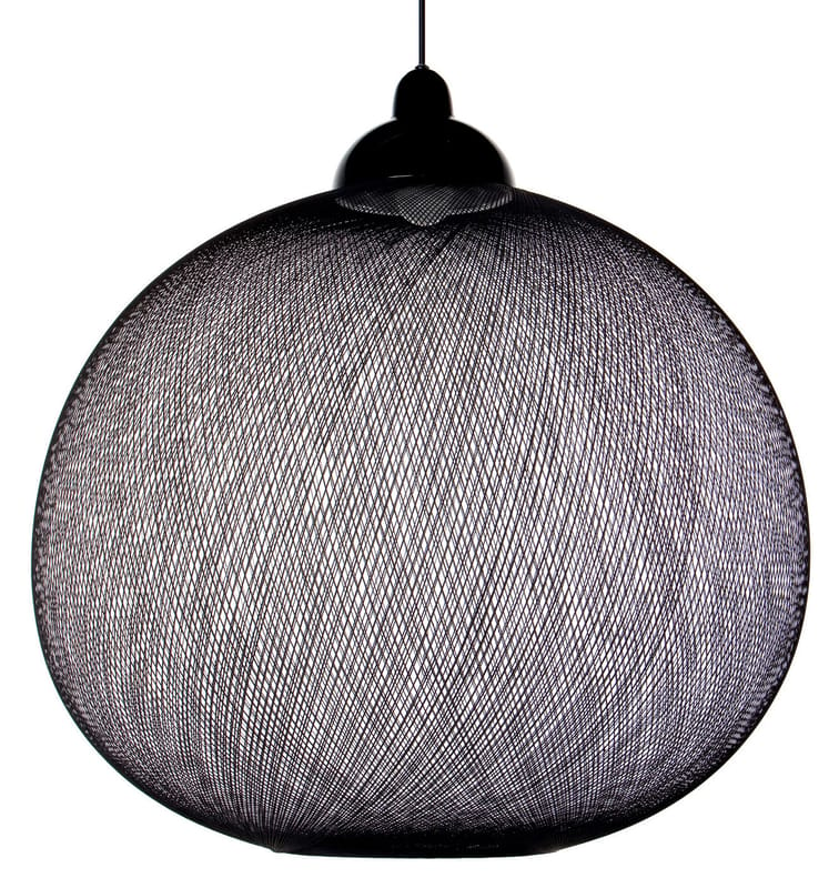 Lighting - Pendant Lighting - Non Random Light Pendant plastic material black - Moooi - Black - Fibreglass