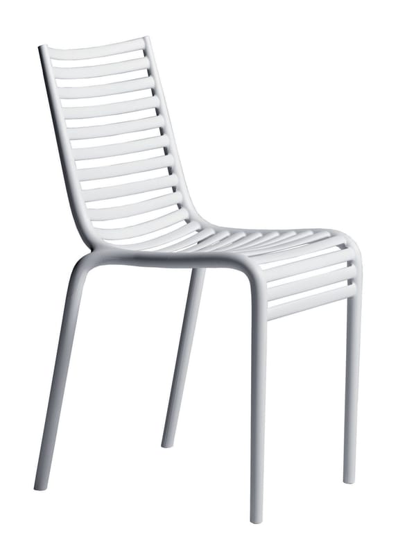 Mobilier - Chaises, fauteuils de salle à manger - Chaise empilable PIP-e plastique blanc / Philippe Starck, 2010 - Driade - Blanc - Polyéthylène