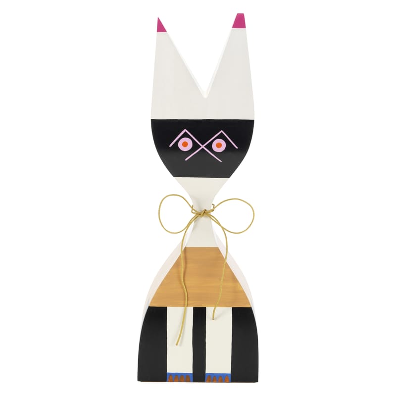 Decoration - Home Accessories - Wooden Doll No. 9 super large Decoration wood multicoloured / By Alexander Girard, 1952 - H 82 cm - Vitra - No. 9 / Multicoloured - Solid lime tree
