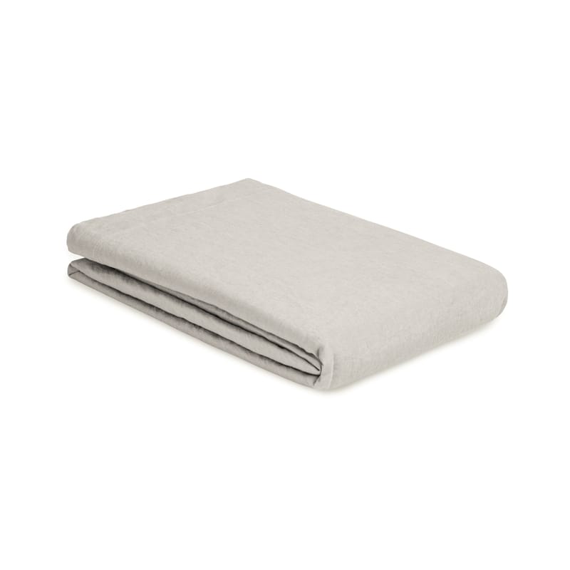 Decoration - Bedding & Bath Towels -  Flat sheet 270 x 310 cm textile beige / 270 x 310 cm - Washed linen - Au Printemps Paris - Beige - washed linen