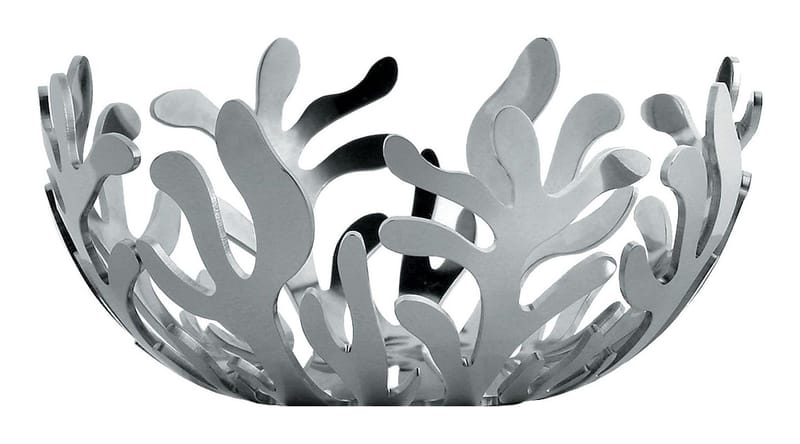 Decoration - Candles & Candle Holders - Mediterraneo Candle holder metal - Alessi - Steel mirror polished - Polished stainless steel
