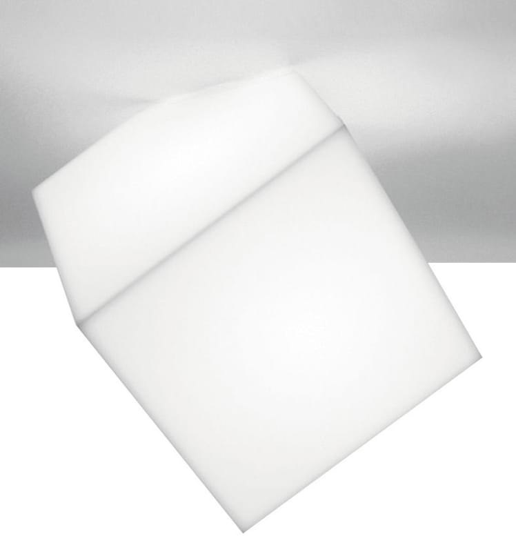 Lighting - Wall Lights - Edge Wall light plastic material white - Artemide - White - Side 30 cm - Polypropylene