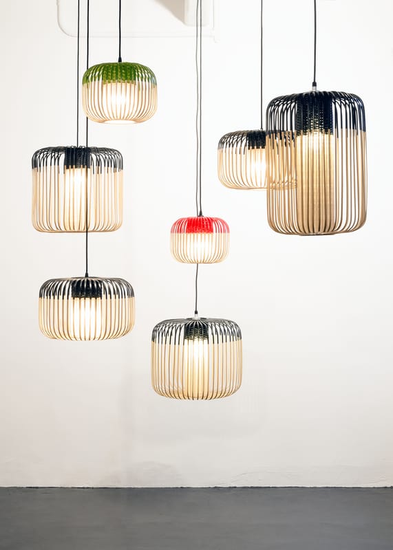Pendelleuchte Bamboo Light XS von In natur Design bambus grün Made | - Forestier