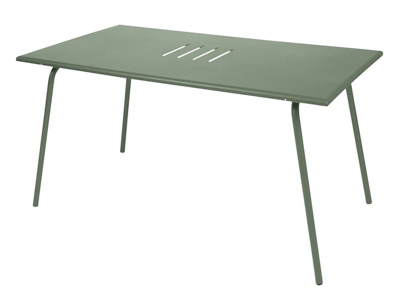 Outdoor - Gartentische - rechteckiger Tisch Monceau metall grün / 146 x 80 cm - für 6 Personen - Fermob - Kaktus - bemalter Stahl