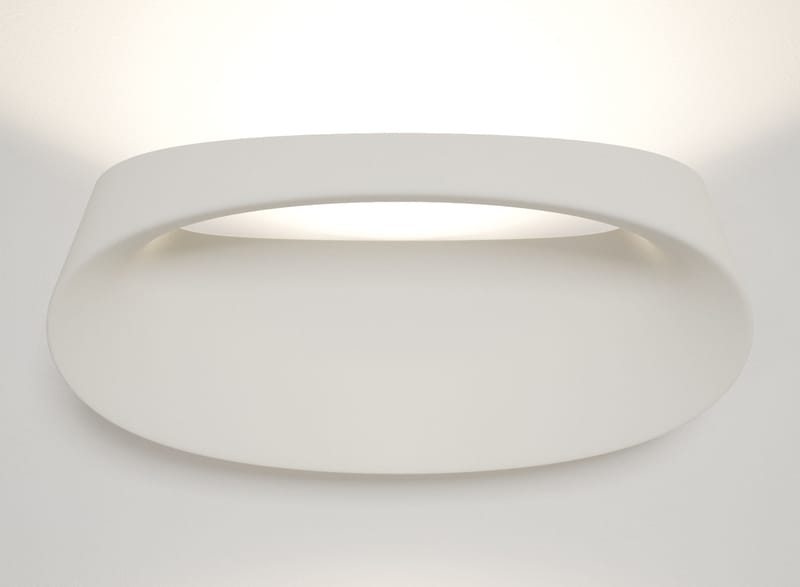 Illuminazione - Lampade da parete - Applique Bonnet metallo bianco LED - Fontana Arte - Bianco - Alluminio, Tecnopolimero