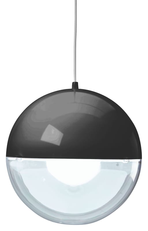 Lighting - Pendant Lighting - Orion Pendant plastic material black - Koziol - Black / Transparent - Polystyrene