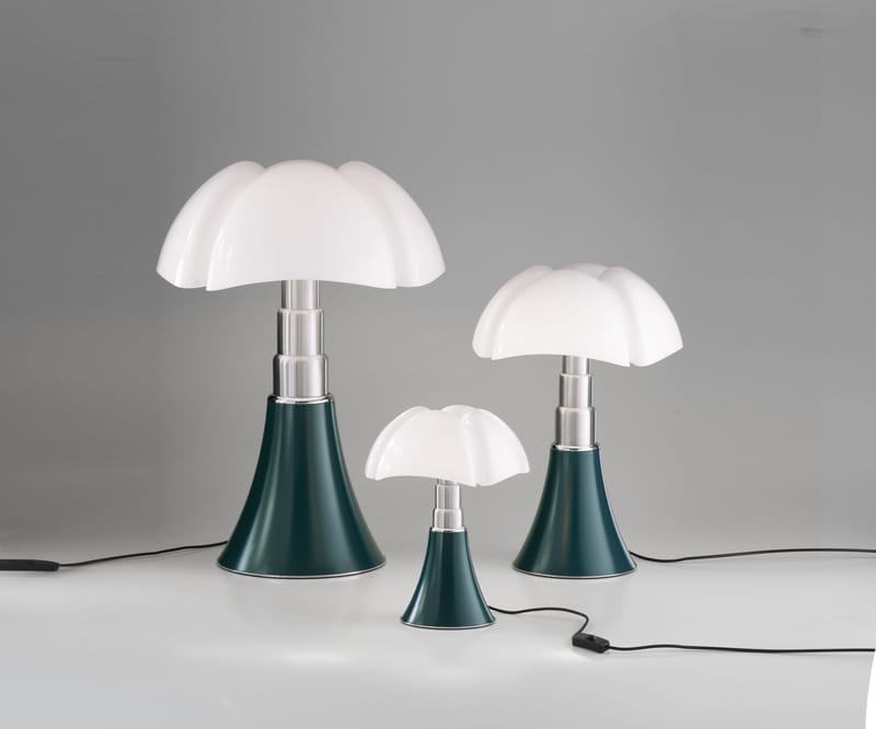 Lampe en acier inox blanc 27 x 35 cm Mini Pipistrello - Martinelli Luce