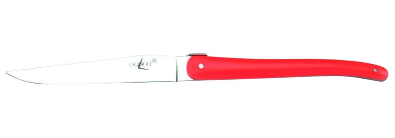 Tableware - Cutlery -  Table knife metal red - Forge de Laguiole - Red - Steel