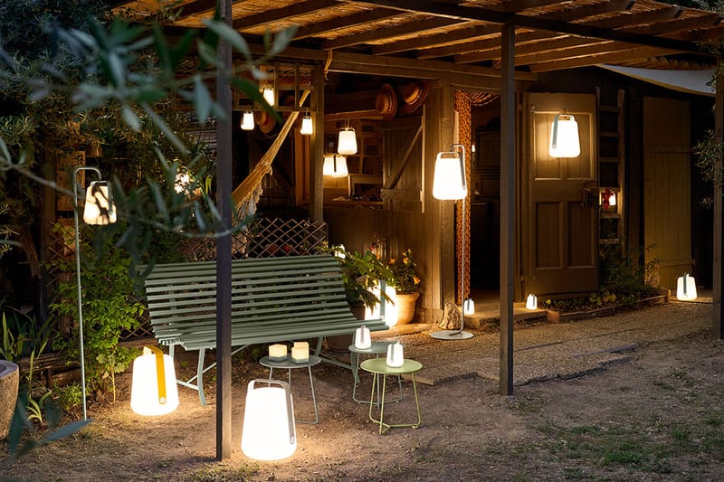Lampe de table LED jardin extérieur Petite lampe de patio 19 cm
