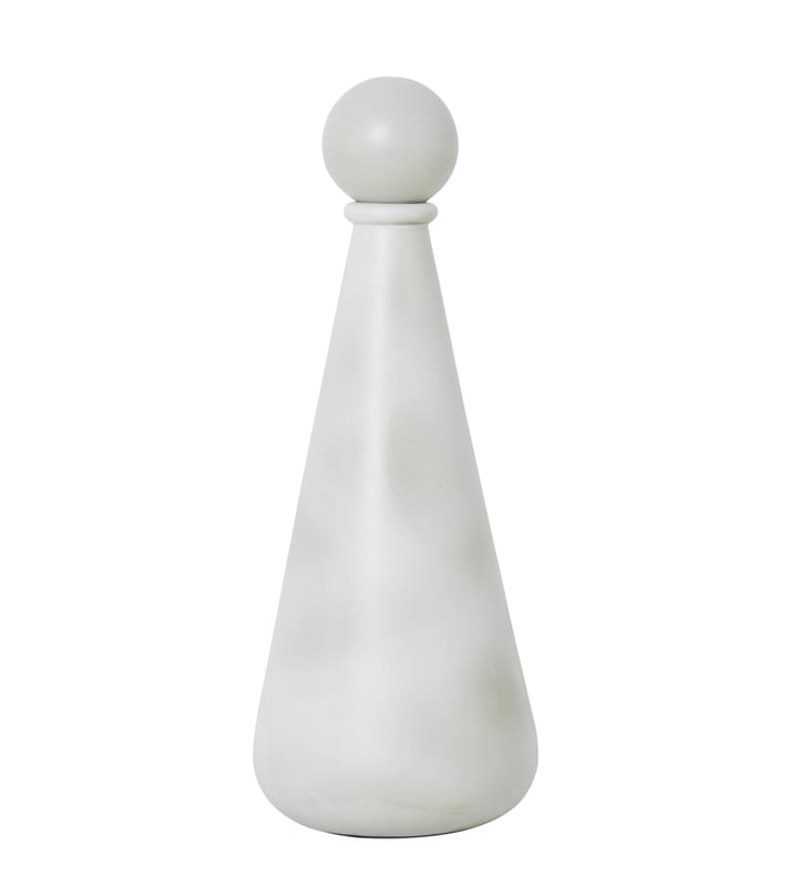 Dekoration - Vasen - Vase Muses - Era keramik weiß / Ø 15 cm x H 41 cm - Ferm Living - Era / weiß - emaillierter Sandstein
