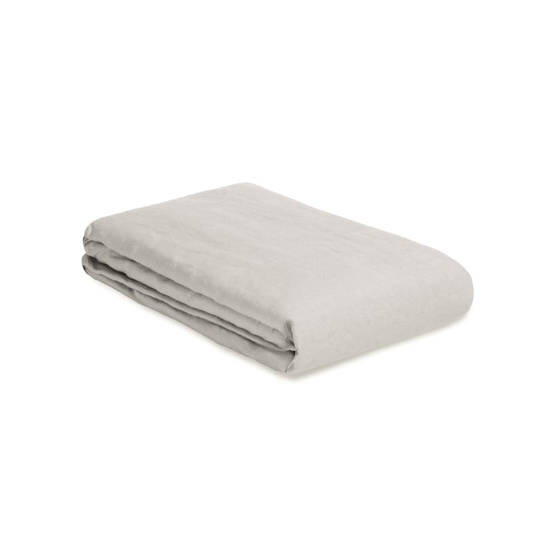 Decoration - Bedding & Bath Towels -  duvet cover 200 x 200 cm textile beige / 200 x 200 cm - Washed linen - Au Printemps Paris - Beige - washed linen