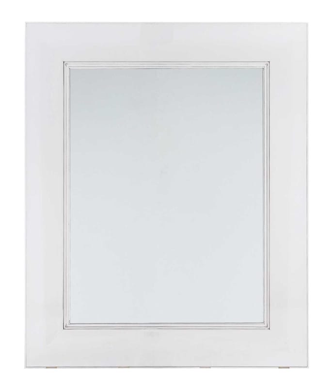 Mobilier - Miroirs - Miroir mural Francois Ghost Large plastique transparent / 88 x 111 cm - Philippe Starck, 2005 - Kartell - Cristal - Polycarbonate