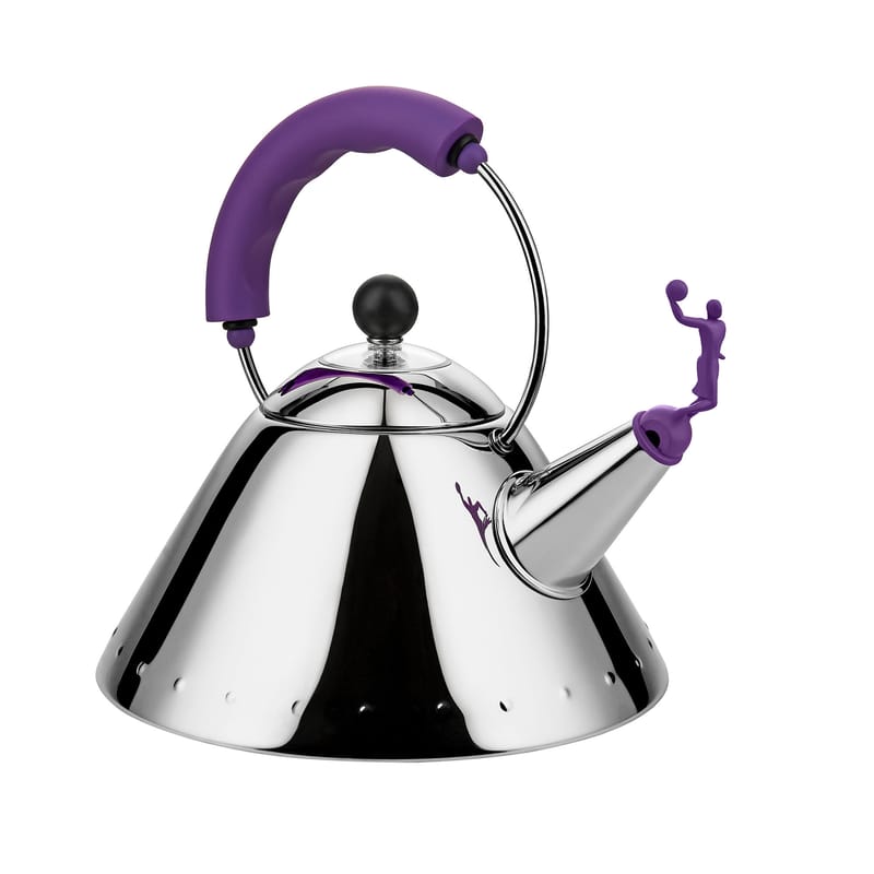 In - | Design Made 3909 Wasserkessel Alessi von stahl violett