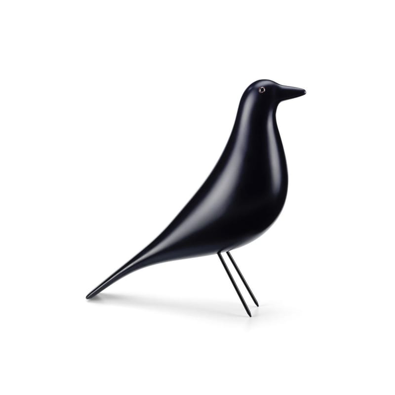 Decoration - Home Accessories - Eames House Bird Decoration wood black - Vitra - Black - Alder wood, Metal