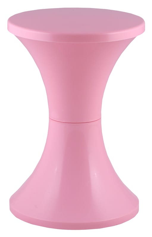 Furniture - Stools - Tam Tam Pop Stool plastic material pink - Stamp Edition - Flamingo - Polypropylène opaque