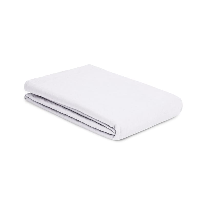 Decoration - Bedding & Bath Towels -  Flat sheet 270 x 310 cm textile white / 270 x 310 cm - Washed linen - Au Printemps Paris - White - washed linen