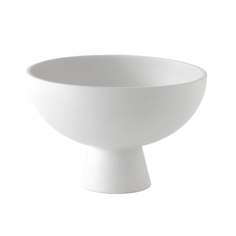 Tableware - Bowls - Strøm Large Bowl ceramic grey / Ø 22 cm - Handmade ceramic - raawii - Misty grey - Ceramic