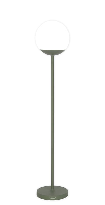 Lighting - Floor lamps - Mooon! LED Cordless outdoor floor lamp metal plastic material green / wireless - H 134 cm - Fermob - Cactus - Aluminium, Polythene