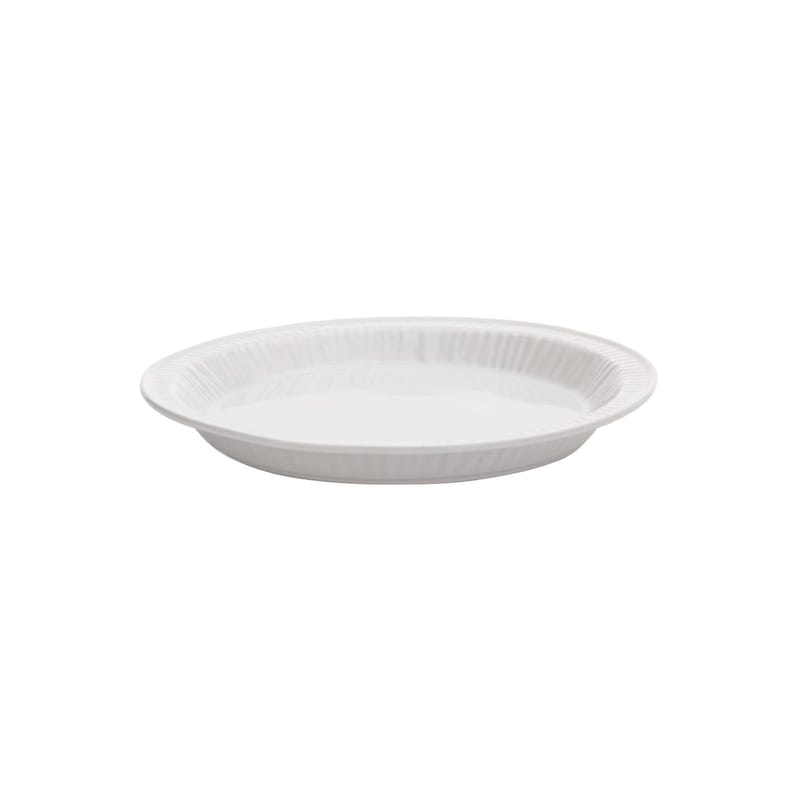 Tableware - Plates - Estetico quotidiano Dessert plate ceramic white Ø 20 cm - China - Seletti - White / Dessert plate Ø 20 cm - China