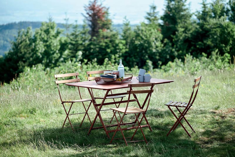 Fermob Caract re Foldable table black cherry Made In Design UK