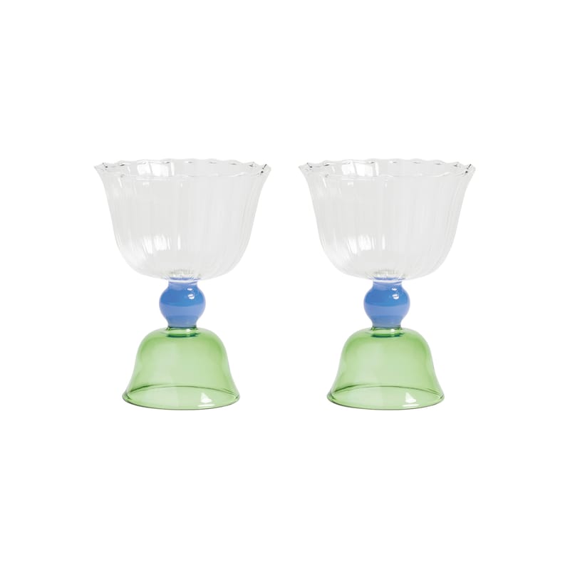 Bicchiere da vino Tulip di & klevering - verde