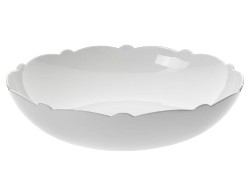 Tableware - Bowls - Dressed Salad bowl ceramic white Ø 29 cm - Alessi - White - China