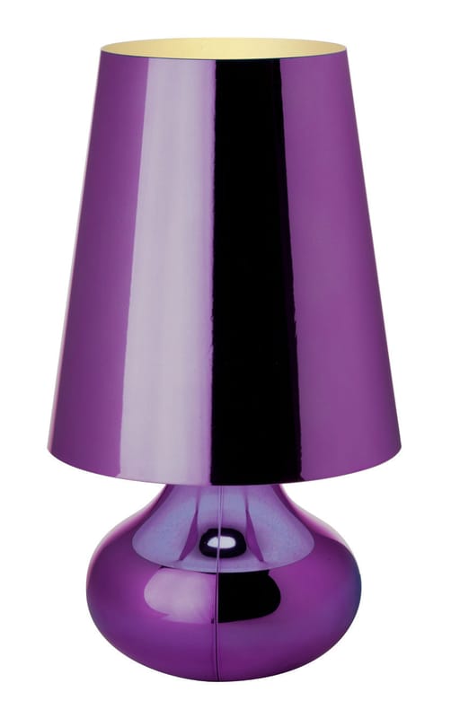 Lighting - Table Lamps - Cindy Table lamp plastic material purple - Kartell - Purple - Metallic Technopolymer