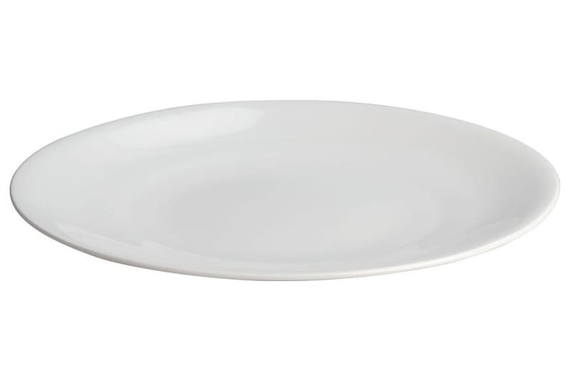 Tableware - Plates - All-time Plate ceramic white time - Dinner plate in bone china - Alessi - White - Dinner plate - Bone china