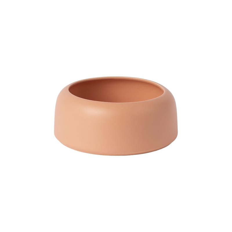 Tableware - Bowls - Omar 01 Bowl ceramic pink / Small - Ø 23.5 x H 9.5 cm / Handmade - raawii - Nude pink - Glazed ceramic