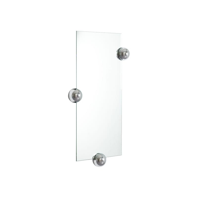 Dekoration - Spiegel - Wandspiegel Sphera Constellation metall silber / L 60 x H 107 cm - Moustache - Verchromt - Glas, verchromtes Zamac