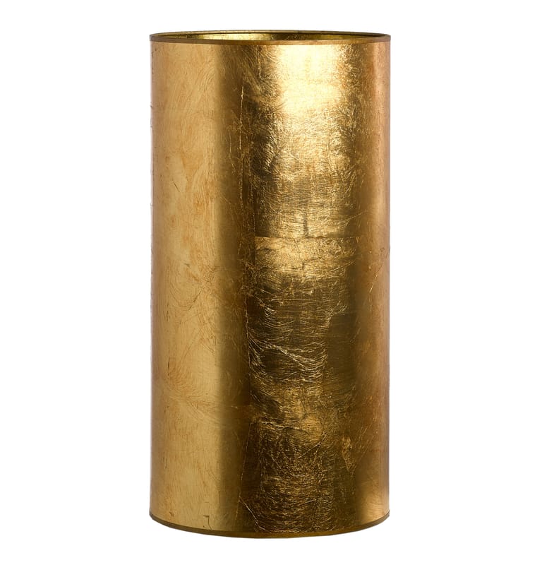 Lighting - Table Lamps - Ball Lampshade metal gold / Ø 25 x H 50 cm – Gold leaf - Pols Potten - Gold - Gold leaf, PVC