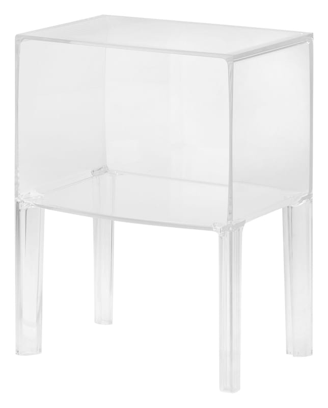 Mobilier - Tables de chevet - Table de chevet Small Ghost Buster - Kartell - Cristal - PMMA