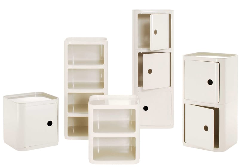 Scopri Mobile contenitore Componibili -Cubo, Bianco di Kartell