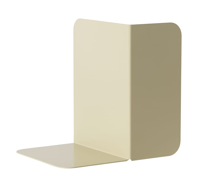 Accessories - Desk & Office Accessories - Compile Book end metal beige Metal - Muuto - Beige-green - Lacquered steel