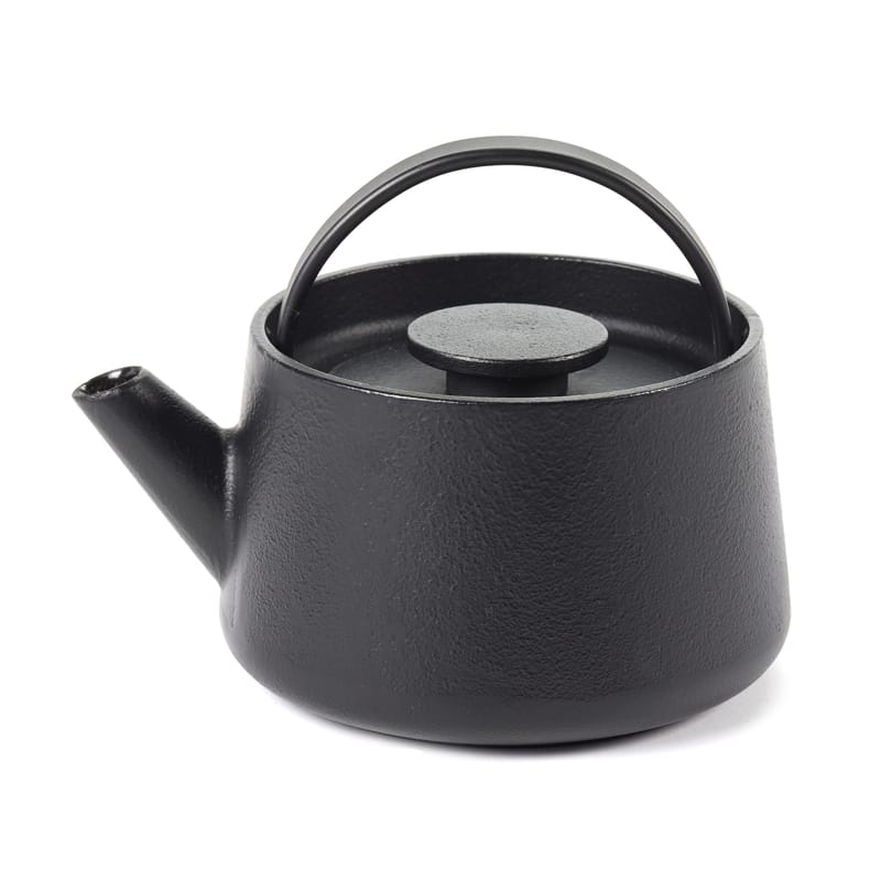 Tableware - Tea & Coffee Accessories - Inku Teapot metal black / Cast iron - 80 cl - Serax - Black - Cast iron