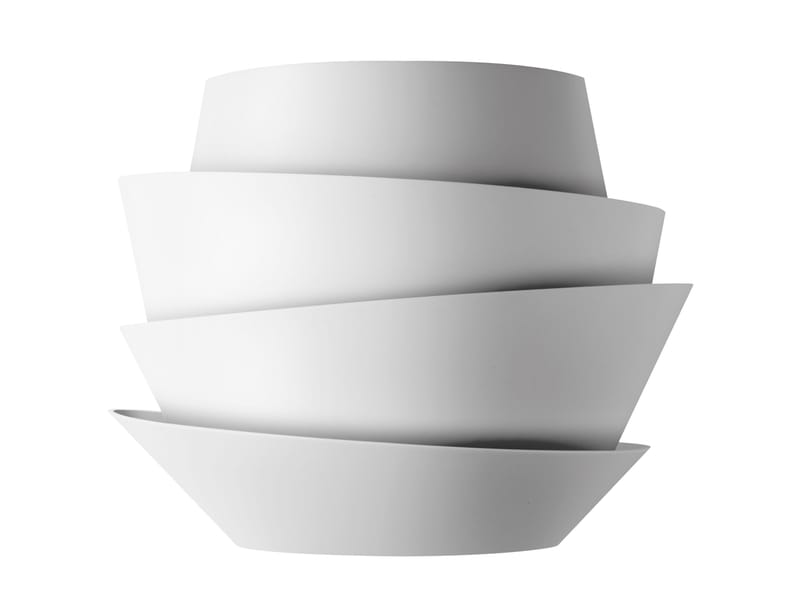 Lighting - Wall Lights - Le Soleil Wall light plastic material white - Foscarini - White - Polycarbonate