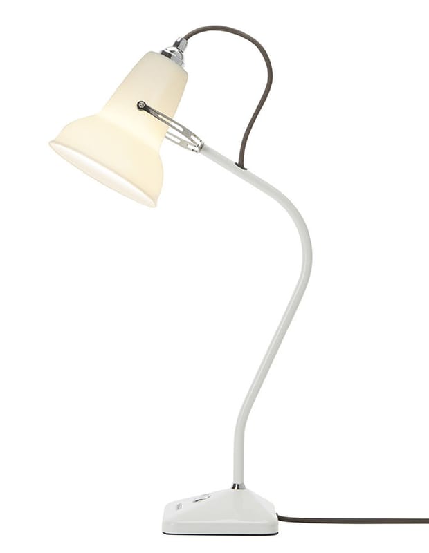 Lampe de bureau blanche orientable Noble