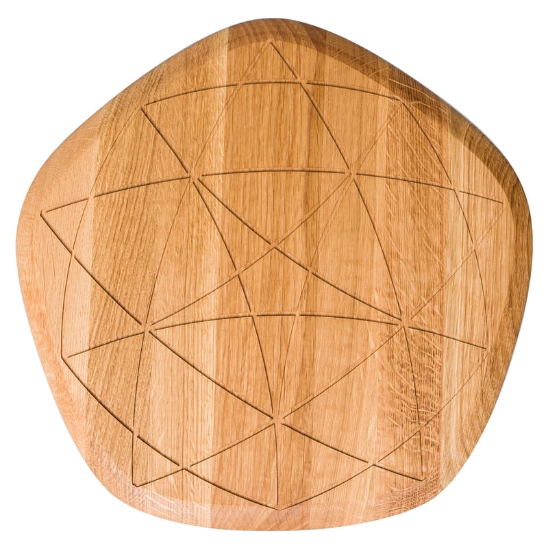 Table et cuisine - Couteaux et planches à découper - Planche à découper Étoile bois naturel / Chêne - Petite Friture - Chêne - Chêne huilé
