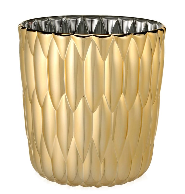 Décoration - Vases - Vase Jelly plastique or / Métallisé - Kartell - Or - PMMA métallisé